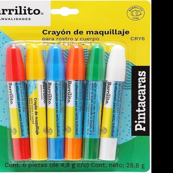 CRAYONES PINTACARAS BARRILITO EST.C6 COL. CRY6 E.12 72